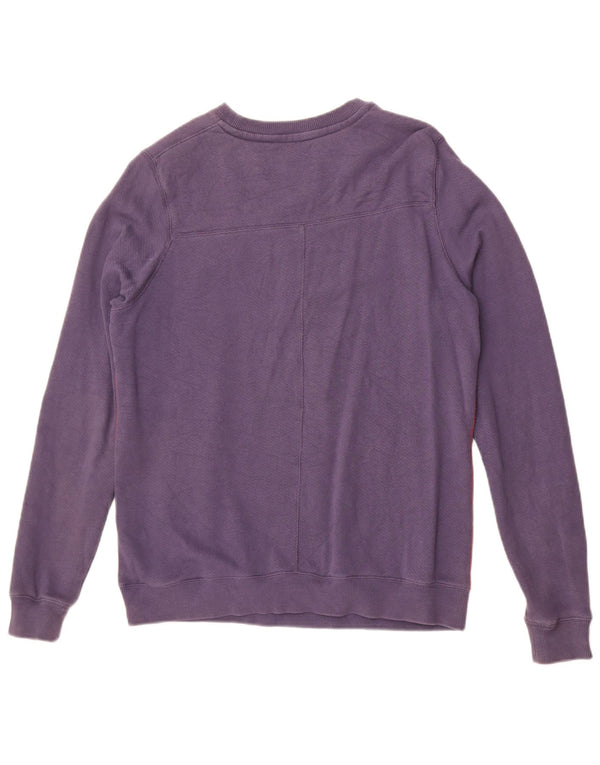 Damska bluza z grafiką Fat Face, UK 12, średnia fioletowa bawełna