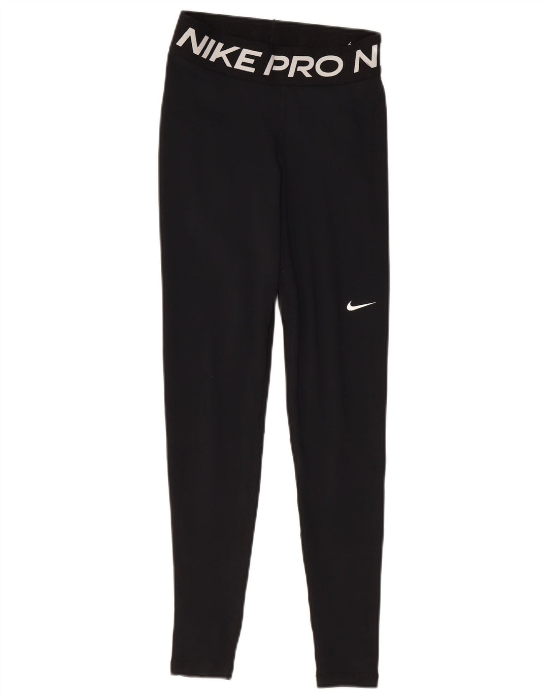 Damskie legginsy NIKE Dri Fit Graphic UK 4 XS, czarny poliester