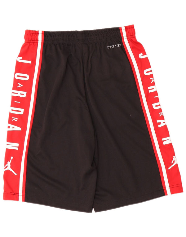 Chłopięce spodenki sportowe Jordan Dri Fit Graphic 13-14 lat XL, czarne, z blokami kolorów