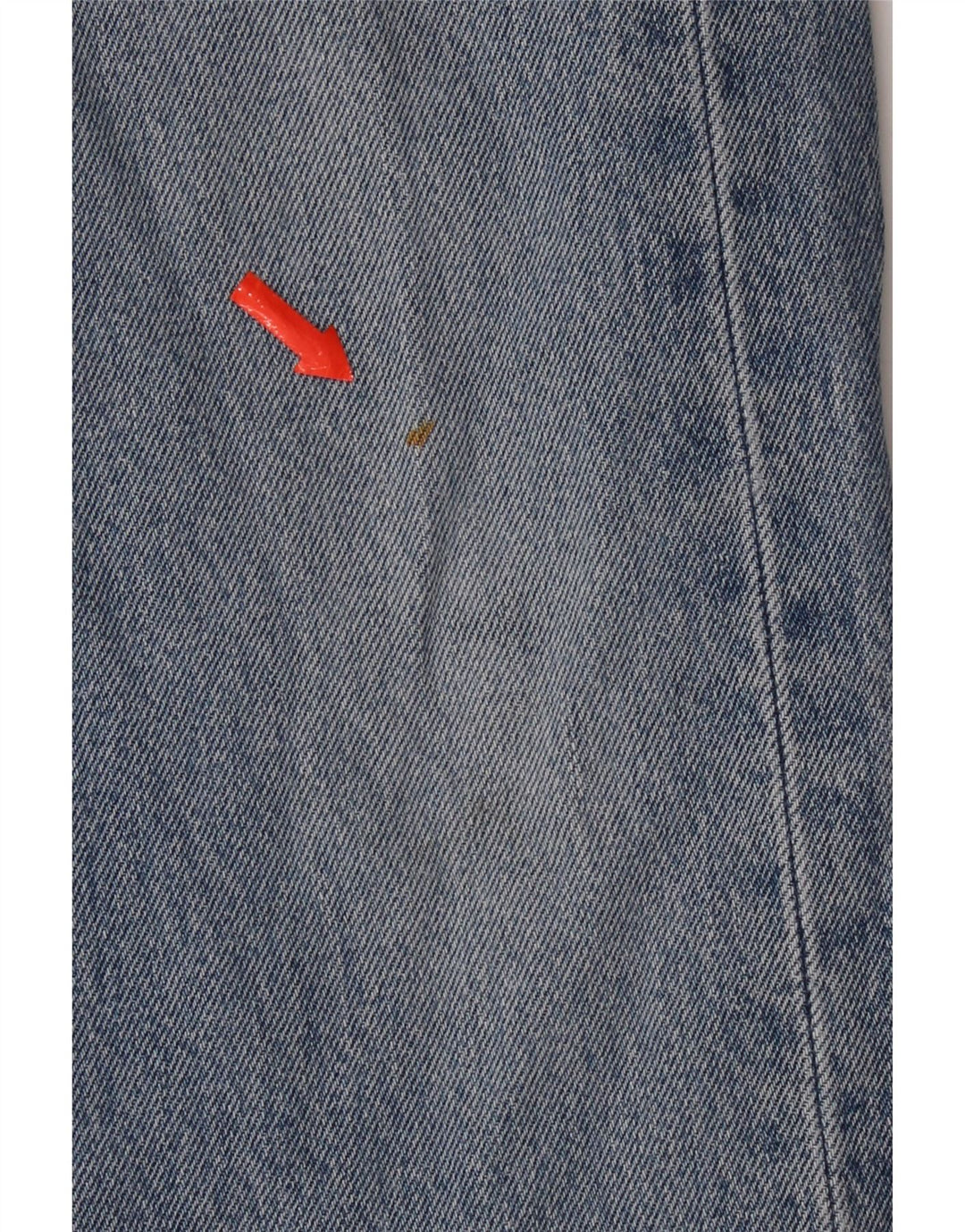 Męskie jeansy Levi's 501 Straight W33 L30 Niebieskie bawełniane