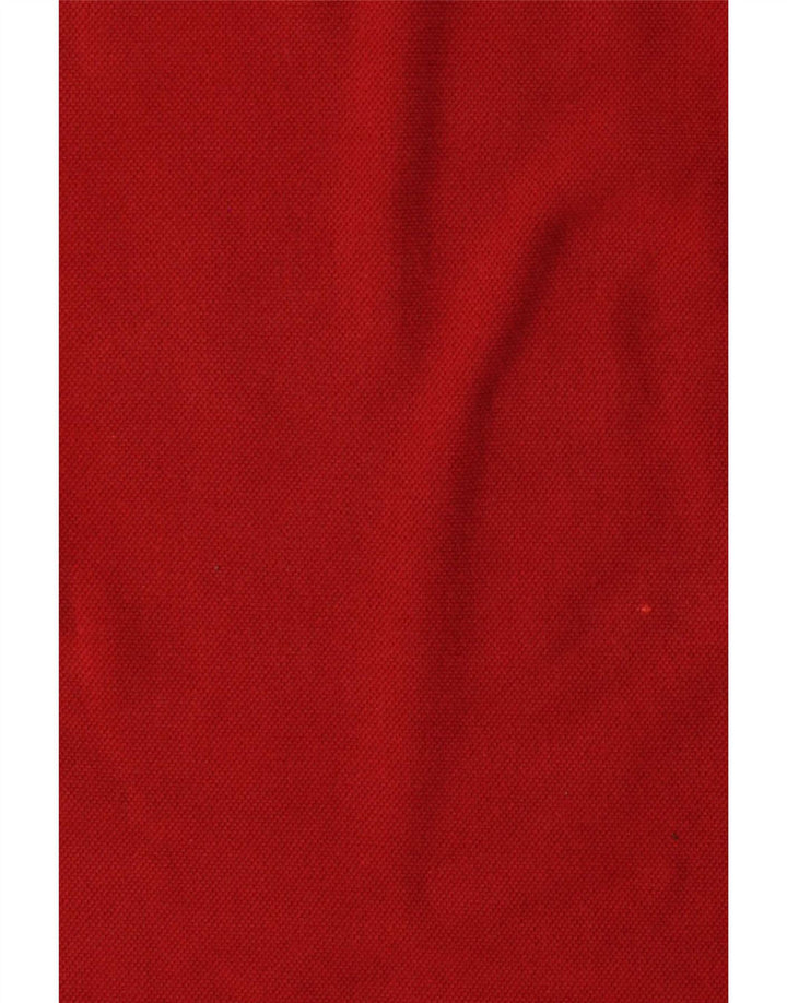 Męska koszulka polo Kappa, duża, czerwona, bawełniana
