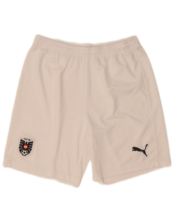 Męskie spodenki sportowe Puma, średnie białe