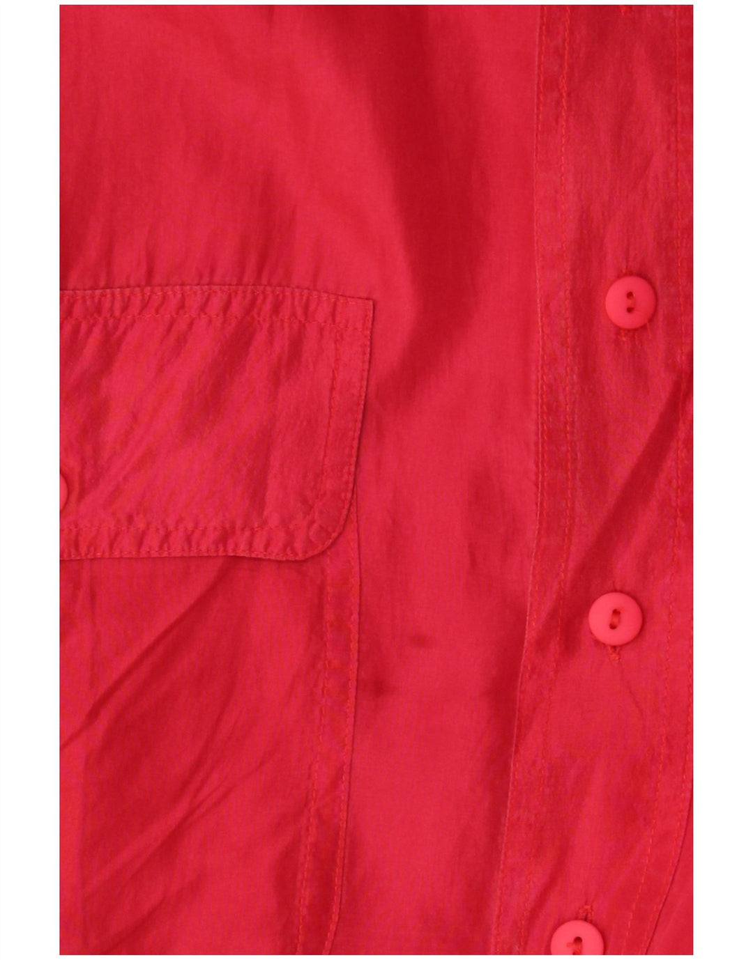 Koszula męska w stylu vintage, mała, czerwona, jedwabna