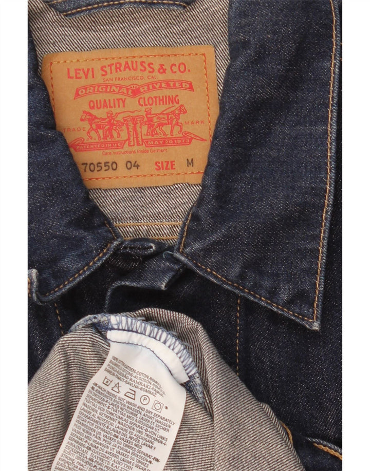 Męska kurtka dżinsowa Levi's UK 38 Średni granatowy, bawełniany