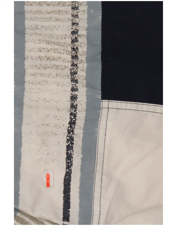 Męska kurtka dresowa LOTTO 2XL Biały poliester z blokami kolorów