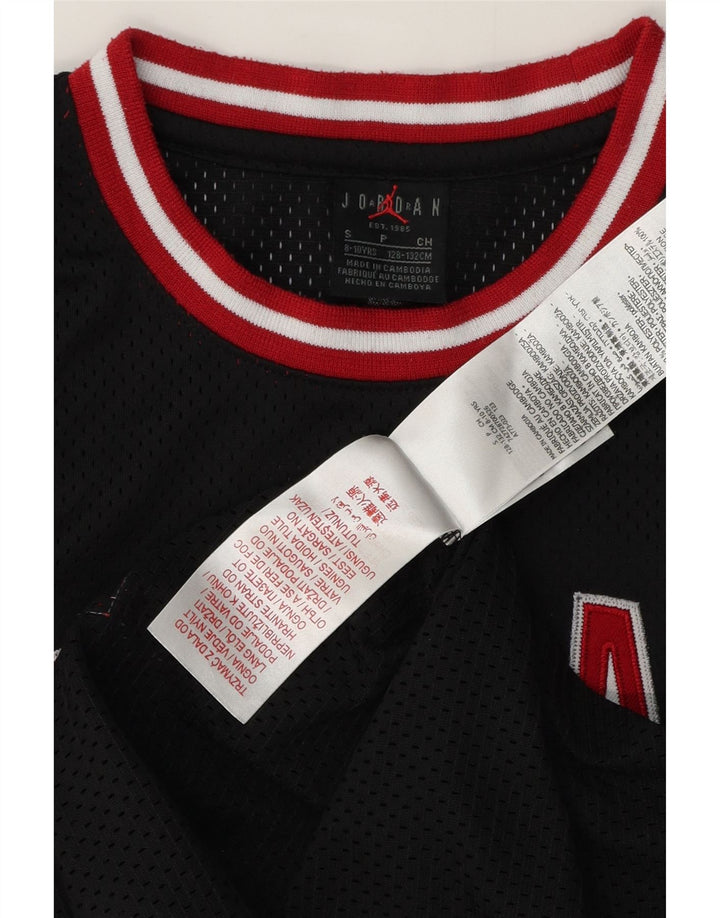 Chłopięca kamizelka z grafiką Jordan 8-9 lat, mała, czarna, poliester