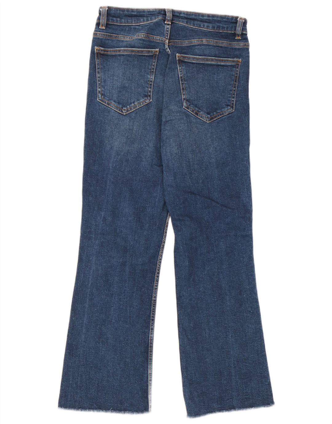 Dżinsy damskie Zara Crop Bootcut EU 38 Small W28 L26 Niebieska bawełna
