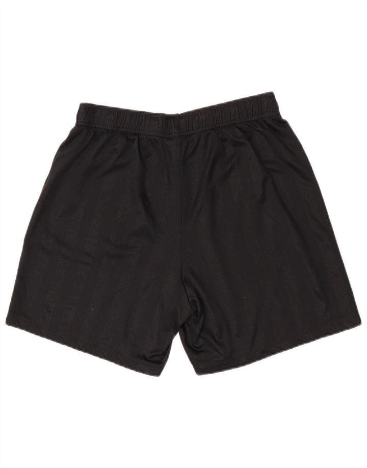 Męskie spodenki sportowe NIKE Dri Fit, poliestrowe, w średnie czarne prążki