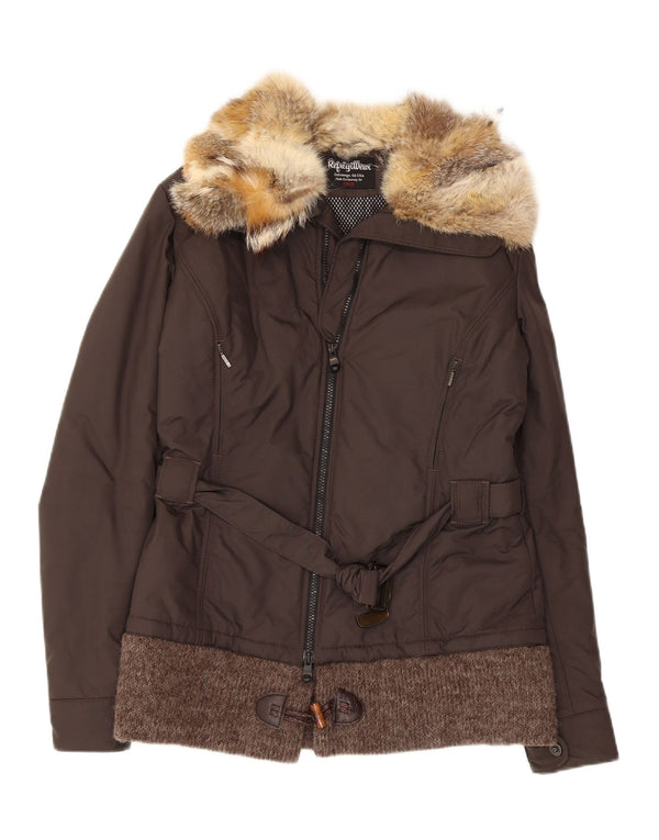 Damska kurtka wiatrówka Refrigiwear Cruz UK 14, duża, szara, poliamidowa