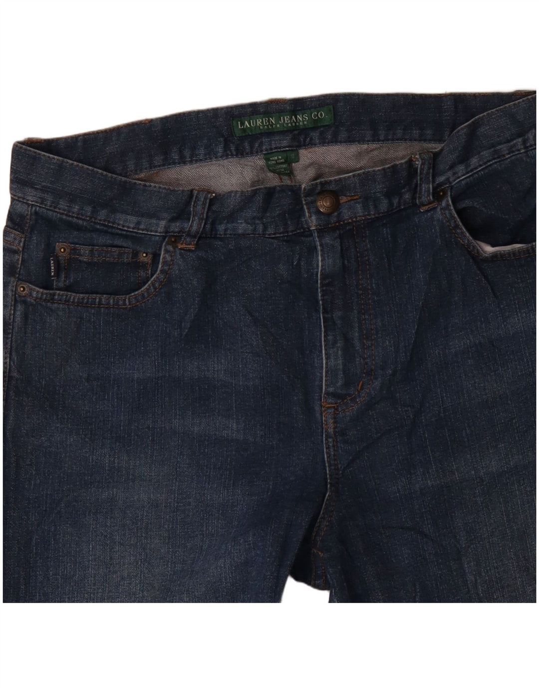 Damskie jeansy Bootcut Ralph Lauren US 10 Large W34 L29 Niebieskie bawełniane