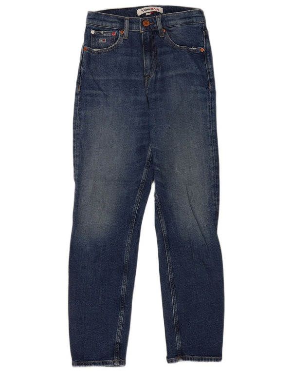 Damskie jeansy Tommy Hilfiger w trudnej sytuacji W24 L25 Niebieskie