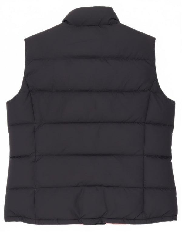 Damska dwustronna wyściełana kamizelka Crew Clothing UK 14, duża, granatowa