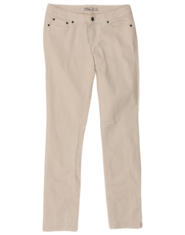 PRANA Damskie jeansy slim US 4 Small W27 L31 Biała bawełna