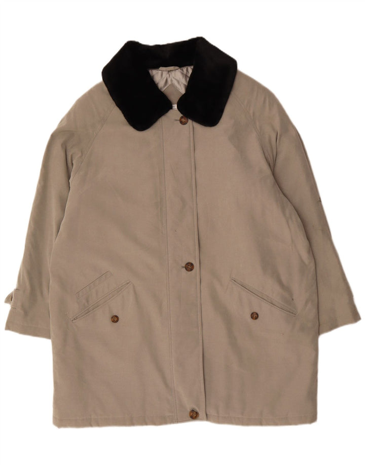 ST. BERNARD Płaszcz damski UK 20 2XL Szary poliester z blokami kolorów