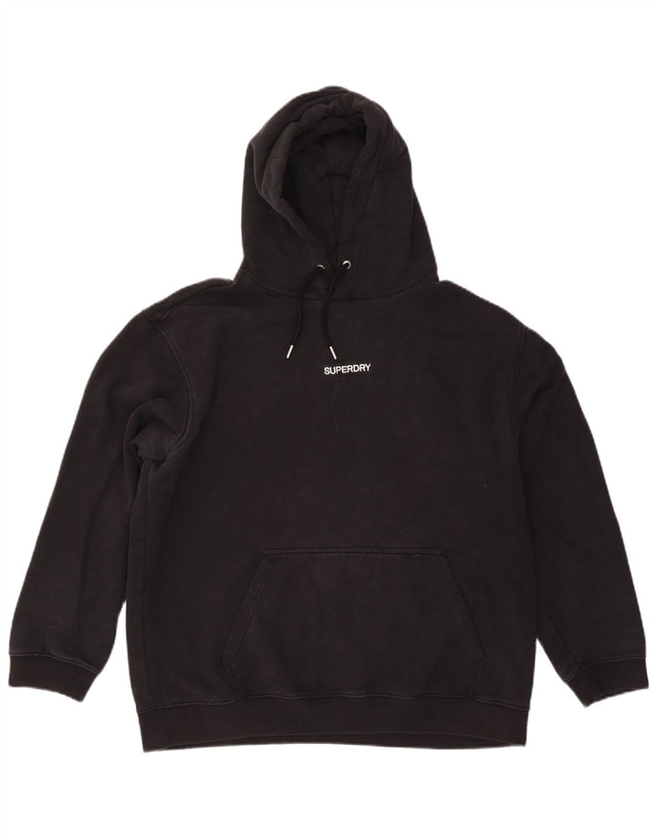 Męski sweter z kapturem Superdry XL, czarny, bawełniany