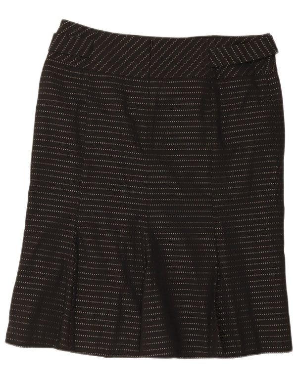 Principles Damska prosta spódnica midi UK 14 Medium W32 Czarne prążki