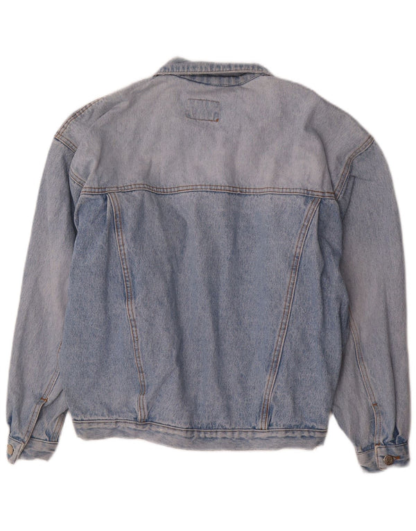 Vintage męska kurtka dżinsowa o luźnym kroju UK 36 Small Blue