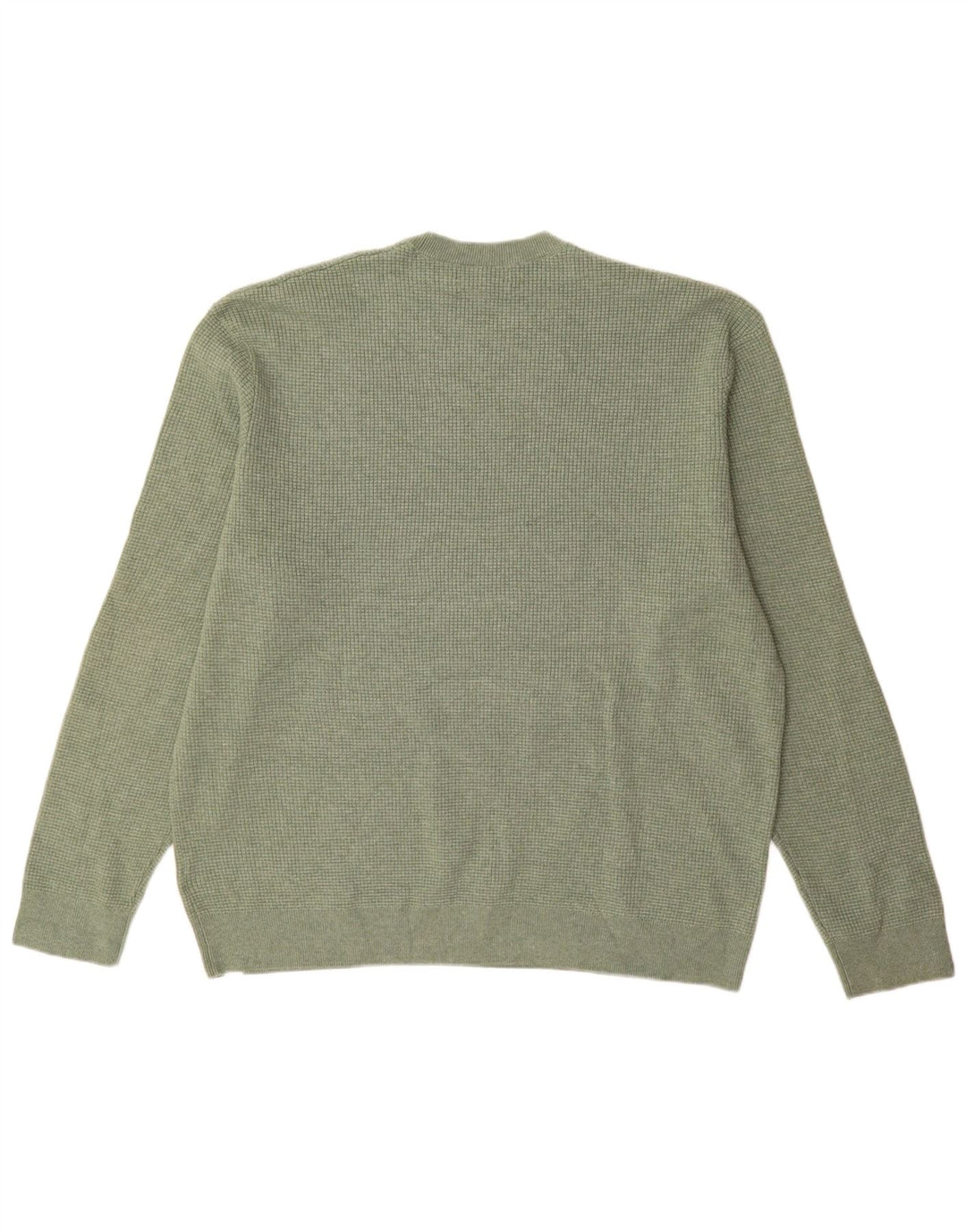 Marks & Spencer Męski sweter z okrągłym dekoltem 3XL Zielony poliester