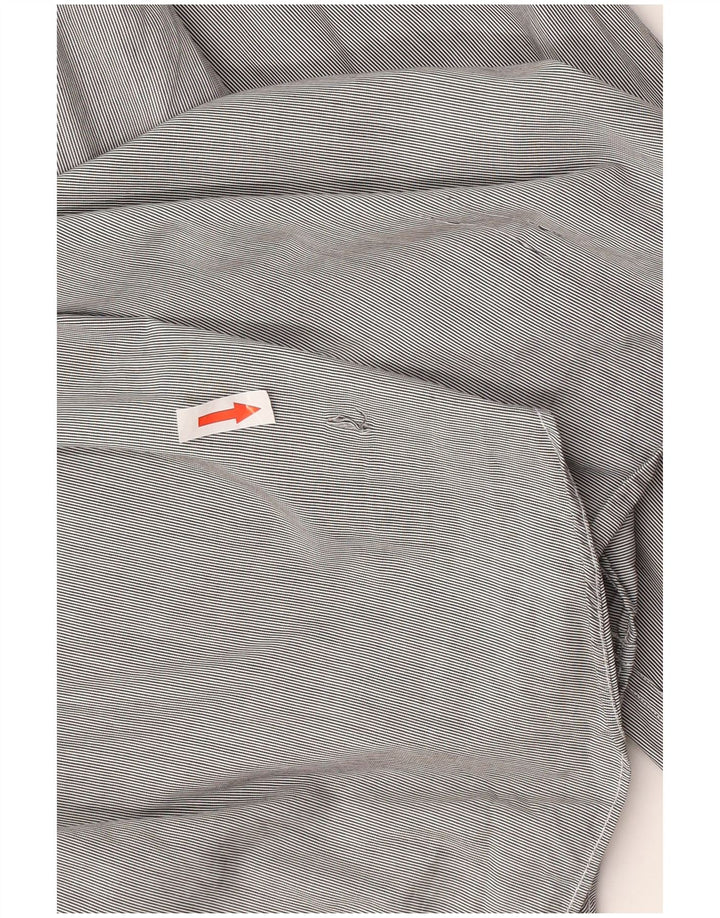 Koszula męska Massimo Dutti Slim Fit XL, szara, bawełniana w paski