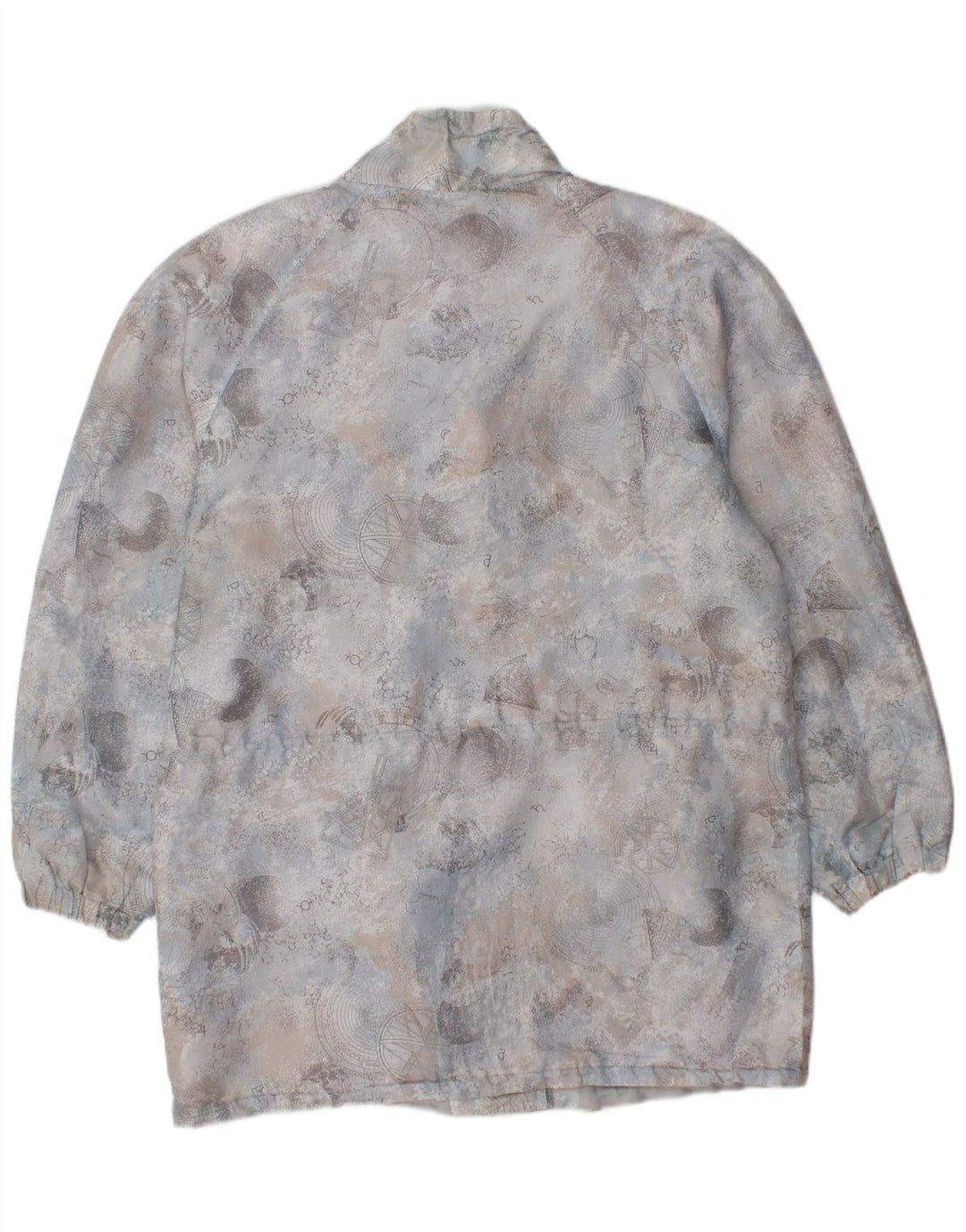 C&A Womens Abstract Pattern Rain Jacket UK 16 Large Multicoloured