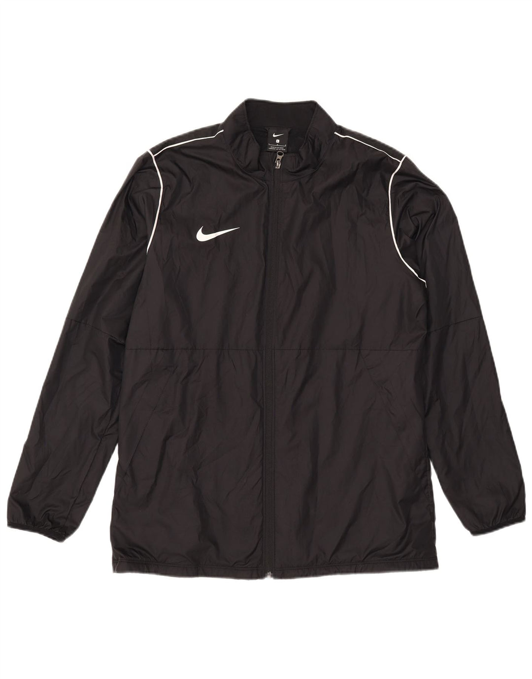 Męska kurtka przeciwdeszczowa Nike UK 40, duża, czarna, poliestrowa
