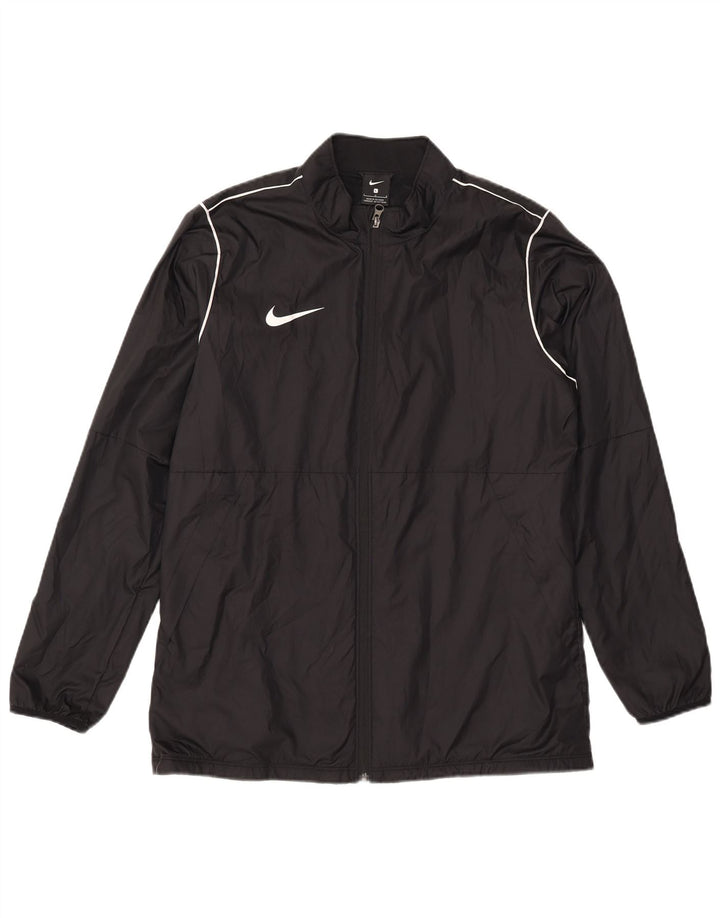 Męska kurtka przeciwdeszczowa Nike UK 40, duża, czarna, poliestrowa
