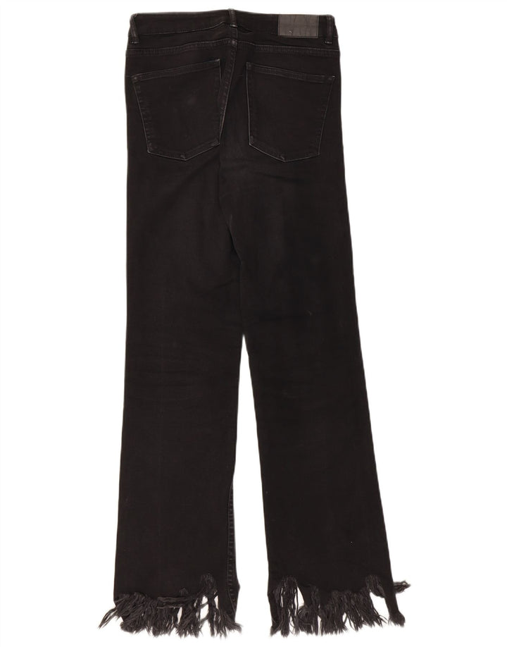 Damskie proste dżinsy ZARA EU 36 XS W26 L27 Czarne