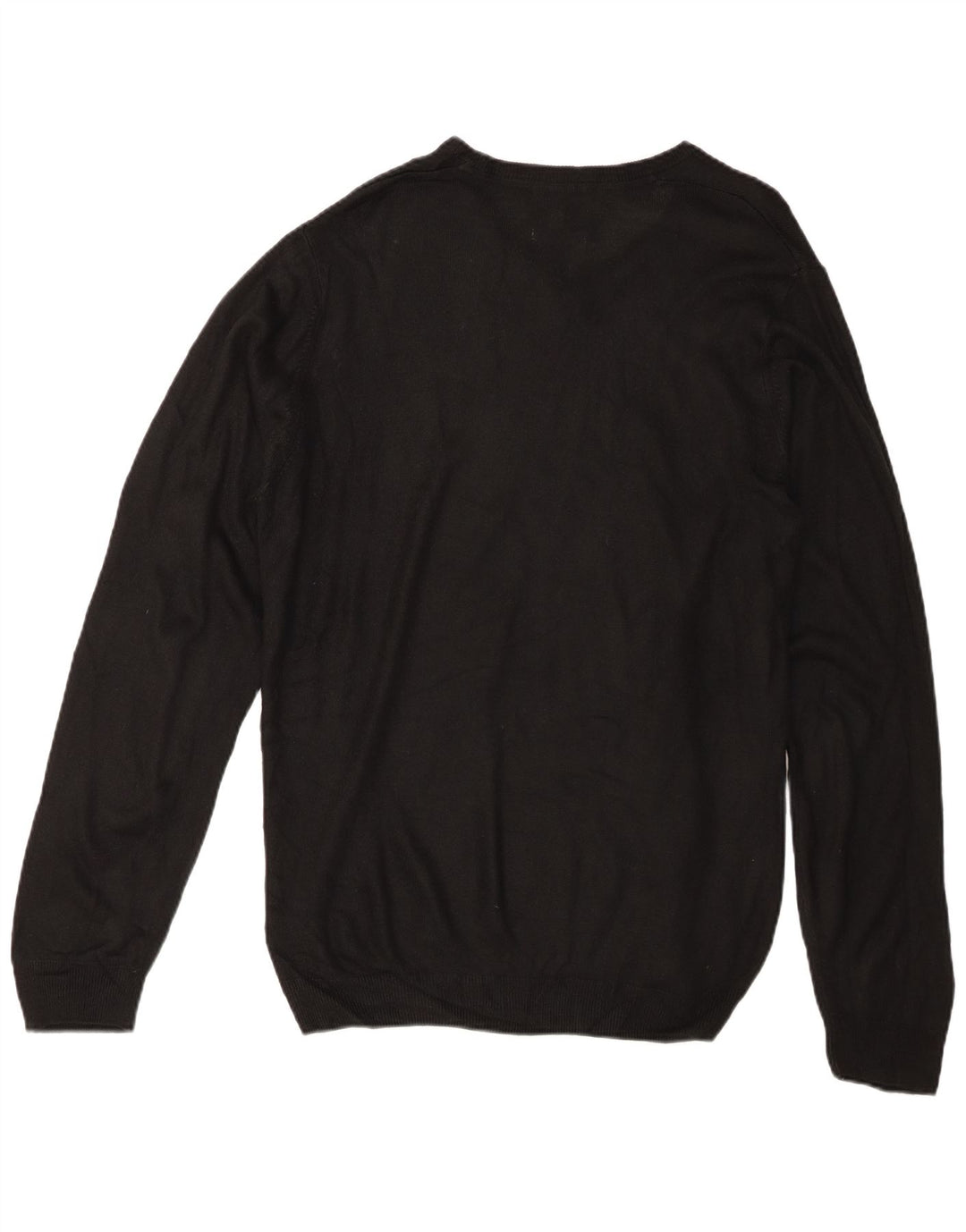 Marks & Spencer Męski sweter z dekoltem w kształcie litery V, XL, czarny, akrylowy