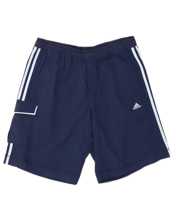Męskie spodenki sportowe Adidas Cargo, duże, granatowe, nylonowe