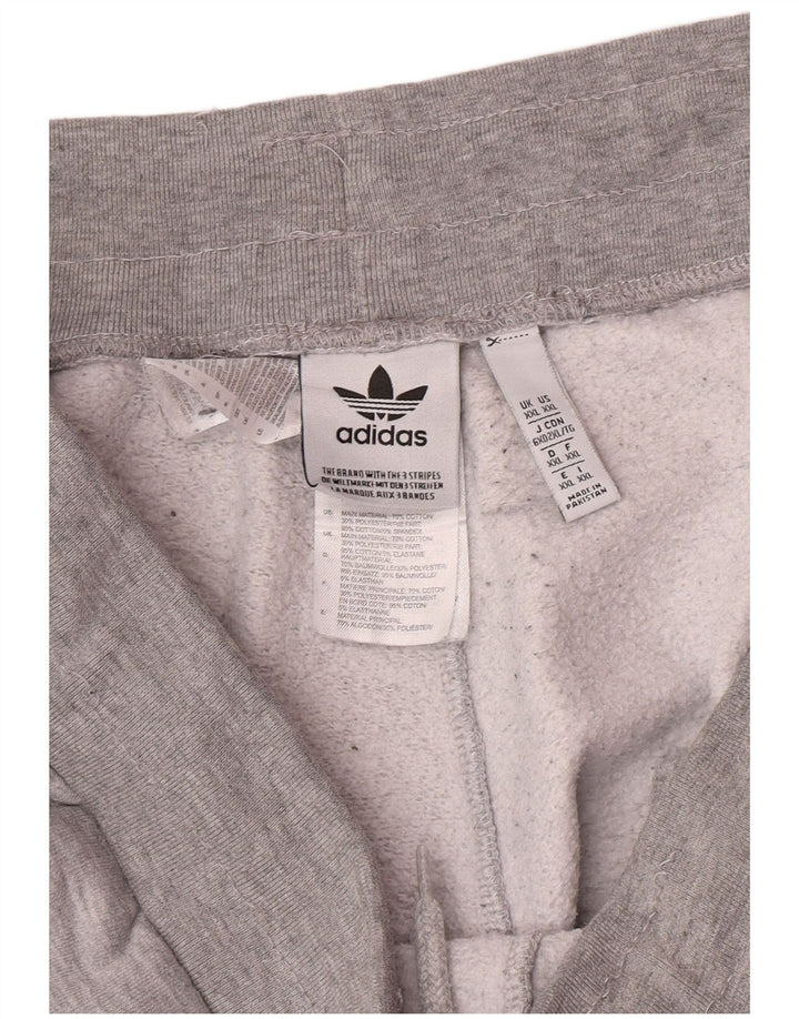 Męskie spodnie dresowe Adidas Joggers 2XL Szare plamki bawełniane