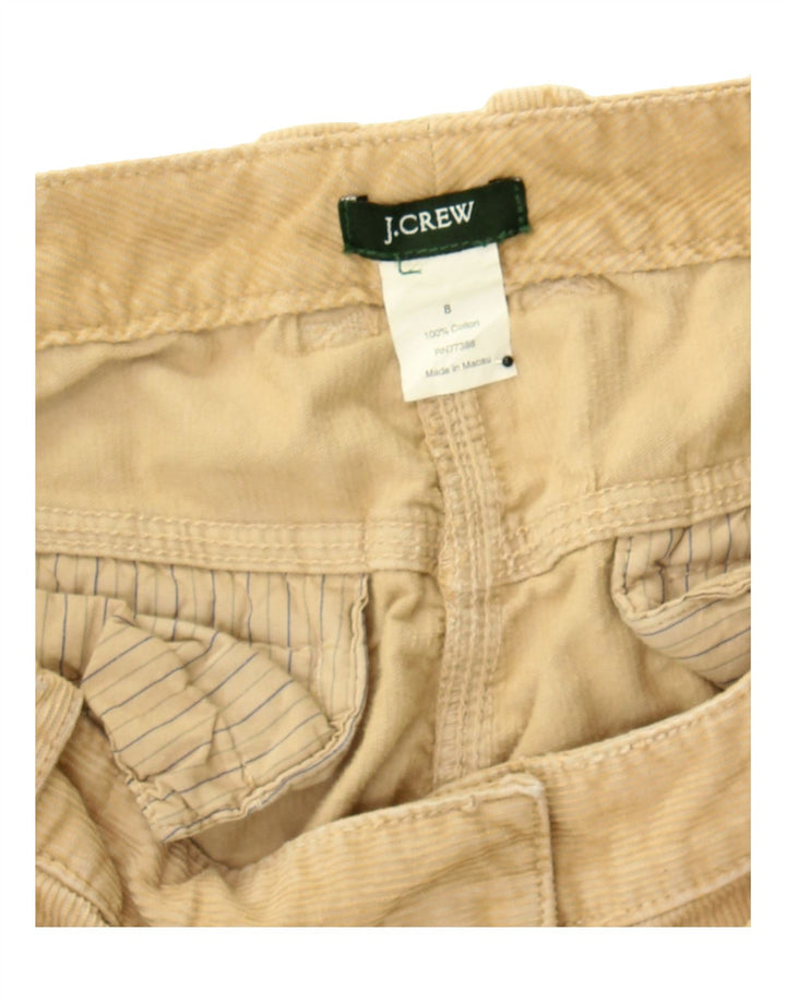 J. CREW Womens Corduroy Skirt US 8 Medium W32 Beige Cotton Vintage J. Crew and Second-Hand J. Crew from Messina Hembry 