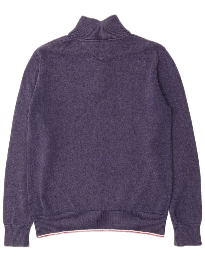 Męski sweter zapinany na guziki TOMMY HILFIGER, duży, granatowy