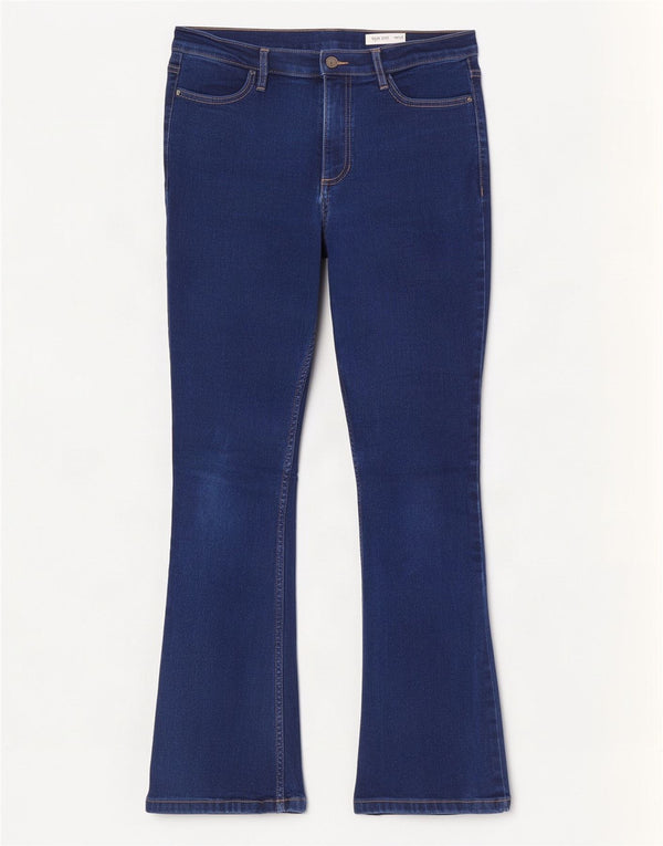 Jeansy damskie Marks & Spencer Slim Bootcut UK 14, duże, W32 L29, granatowe