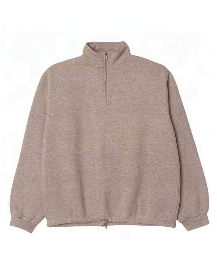 Damska bluza z zamkiem błyskawicznym Asics UK 20 2XL Szara nakrapiana
