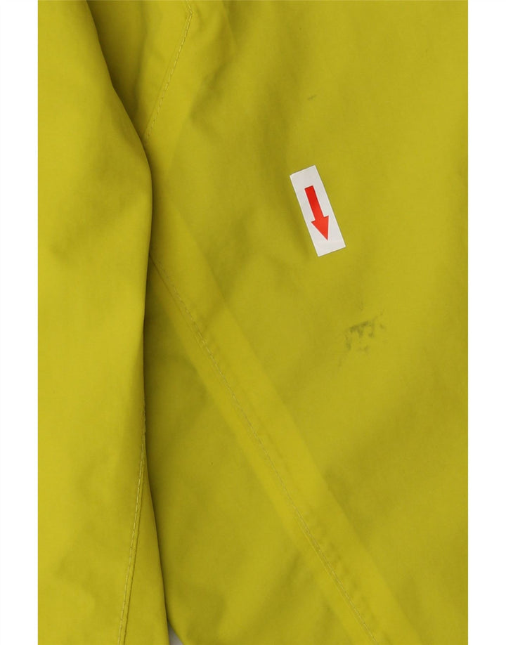 Męska kurtka przeciwdeszczowa z kapturem Jack Wolfskin UK 38, średni żółty