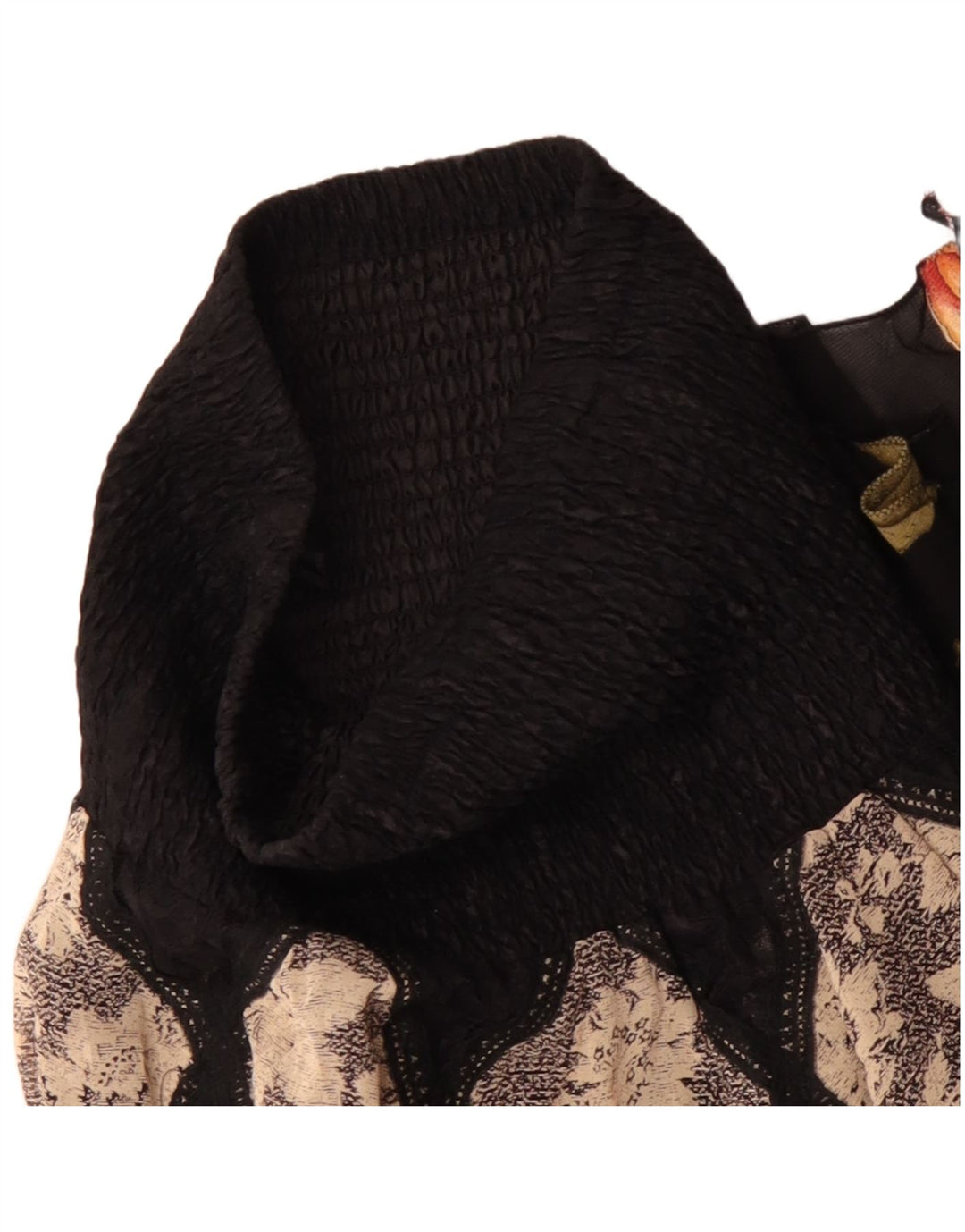 Vintage damska asymetryczna spódnica cygańska W30 średni wielobarwny patchwork