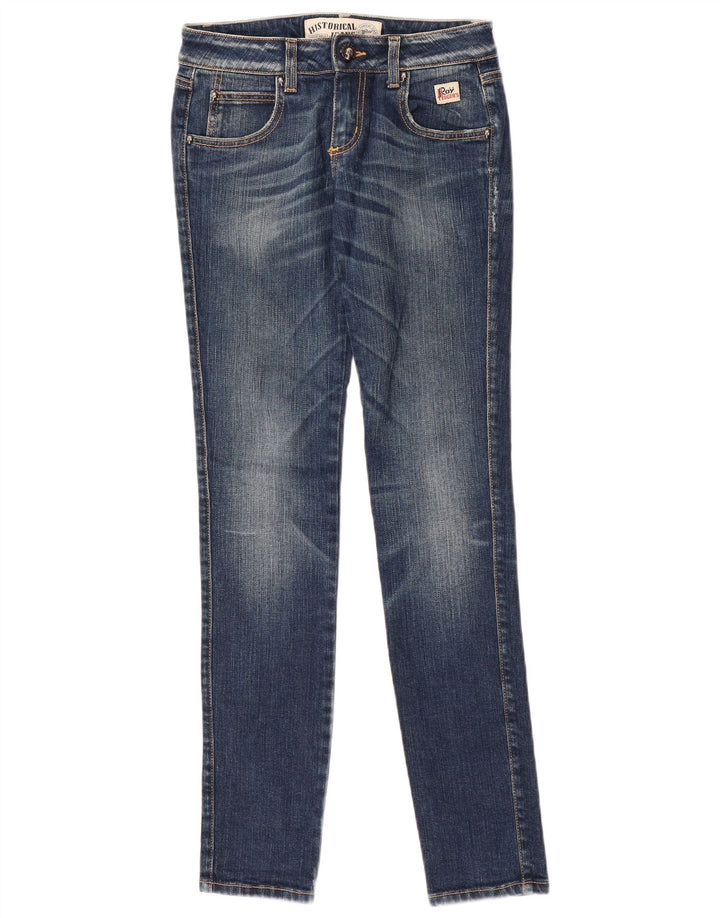 Jeansy damskie Roy Rogers IT 41 Small W27 L32 Niebieskie bawełniane