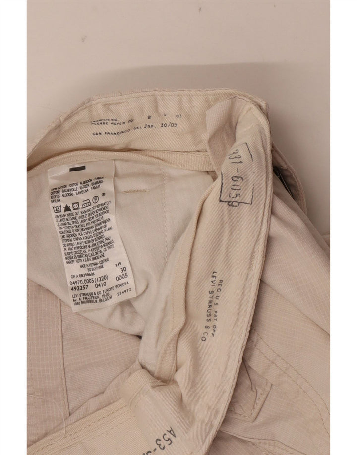 Męskie spodenki cargo Levi's W30 Średni beż, bawełna
