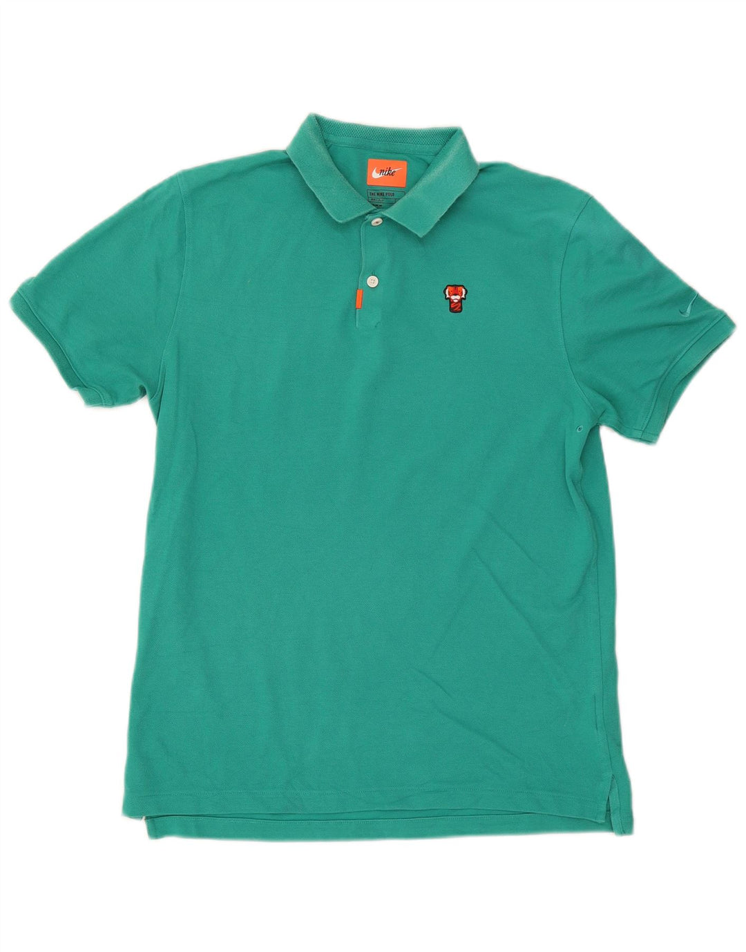Męska koszulka polo Nike Dri Fit, średnia, zielona bawełna