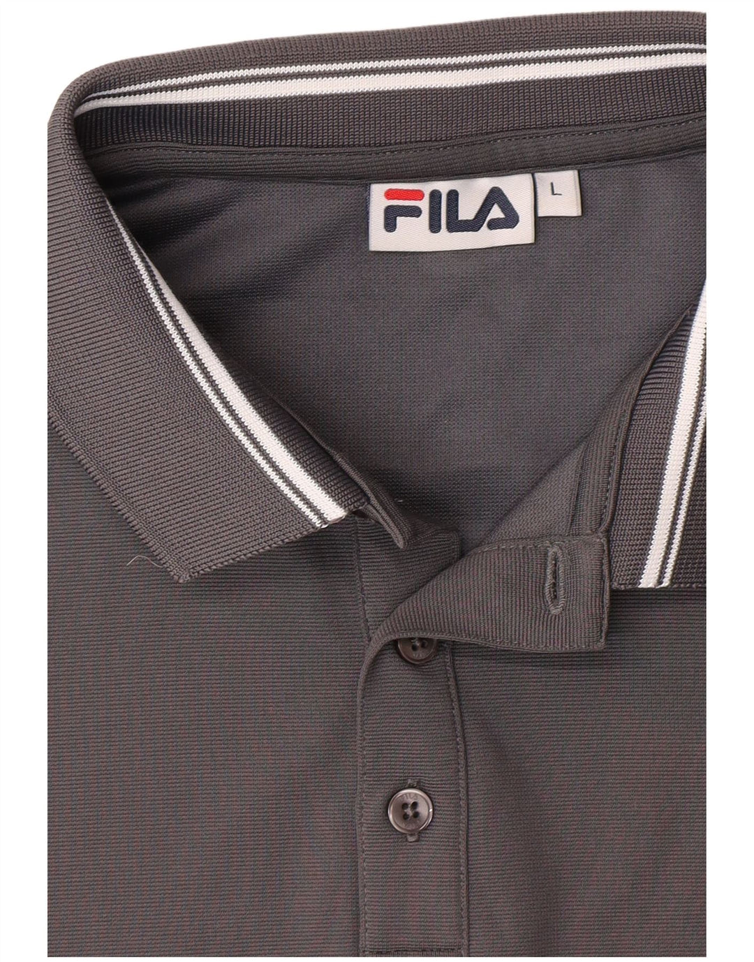 Męska koszulka polo FILA, duża, szara