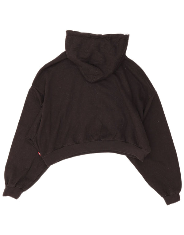 Damski sweter z kapturem Levi's z grafiką, UK 16, duży, czarny, bawełniany