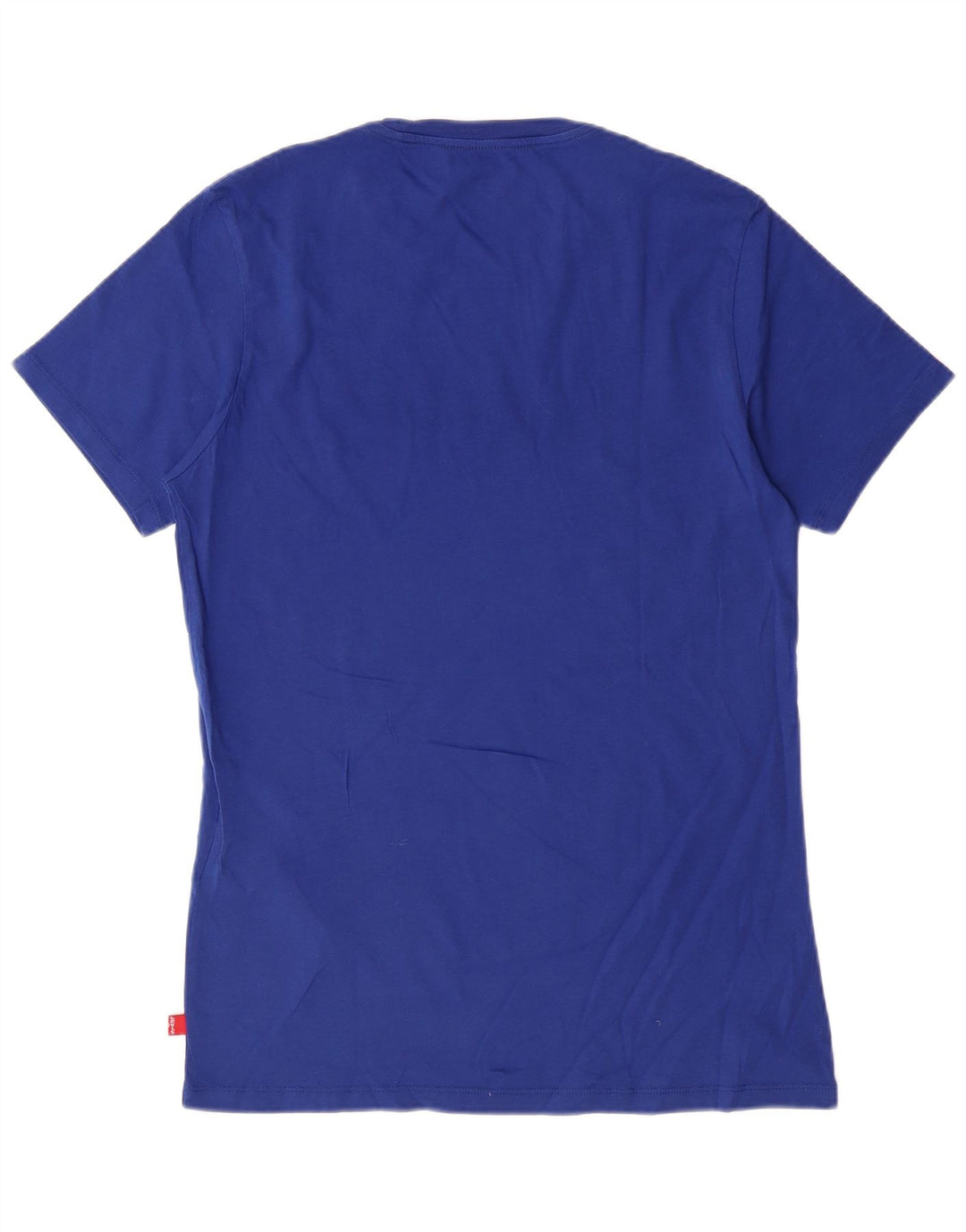 Męski T-shirt z grafiką LEVI'S, mały, niebieski, bawełniany