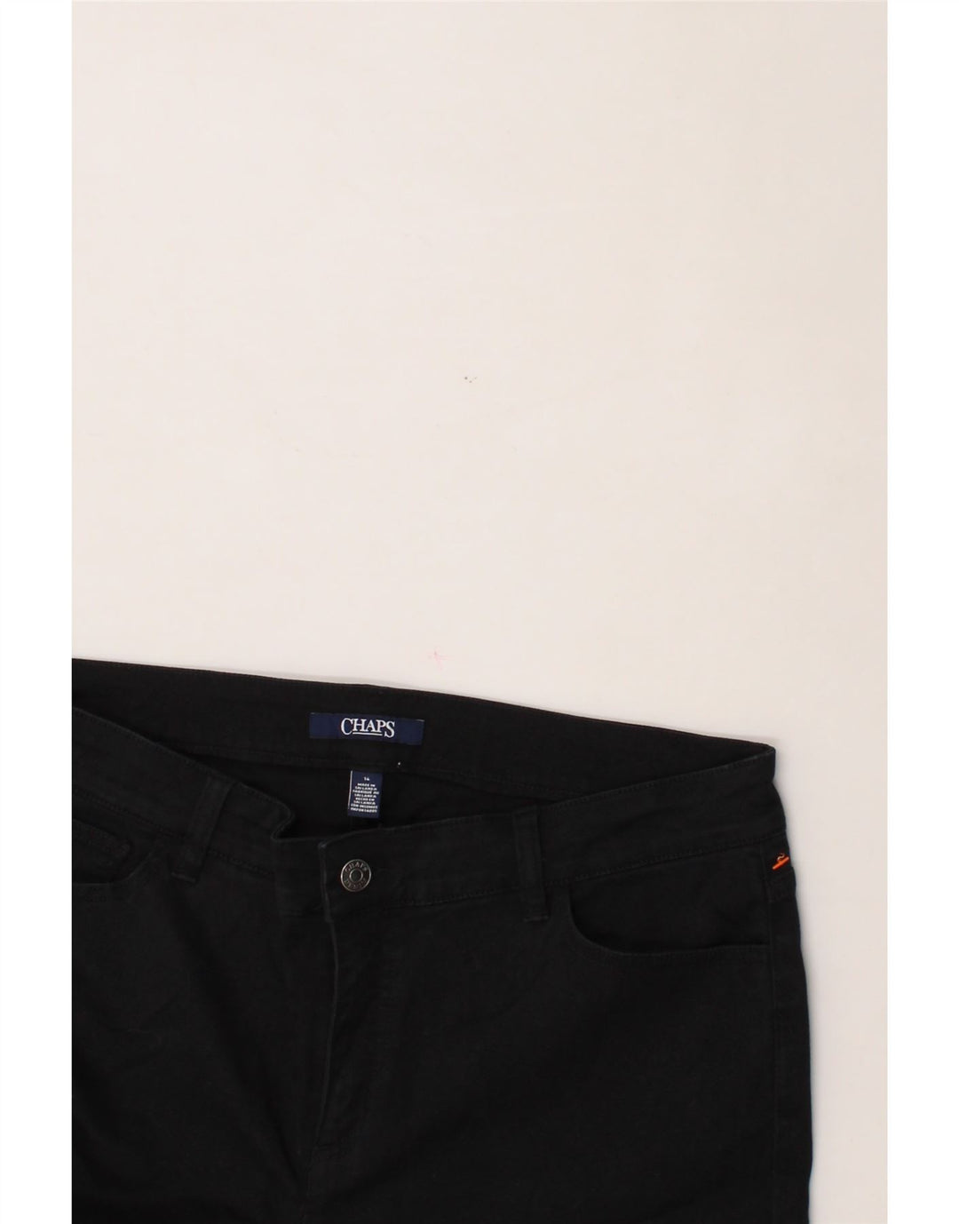 CHAPS Womens Bermuda Shorts US 14 XL W36 Black Cotton Vintage Chaps and Second-Hand Chaps from Messina Hembry 