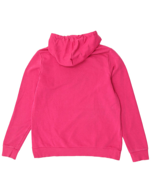 Damski sweter z kapturem Puma z grafiką UK 16, duży, różowy