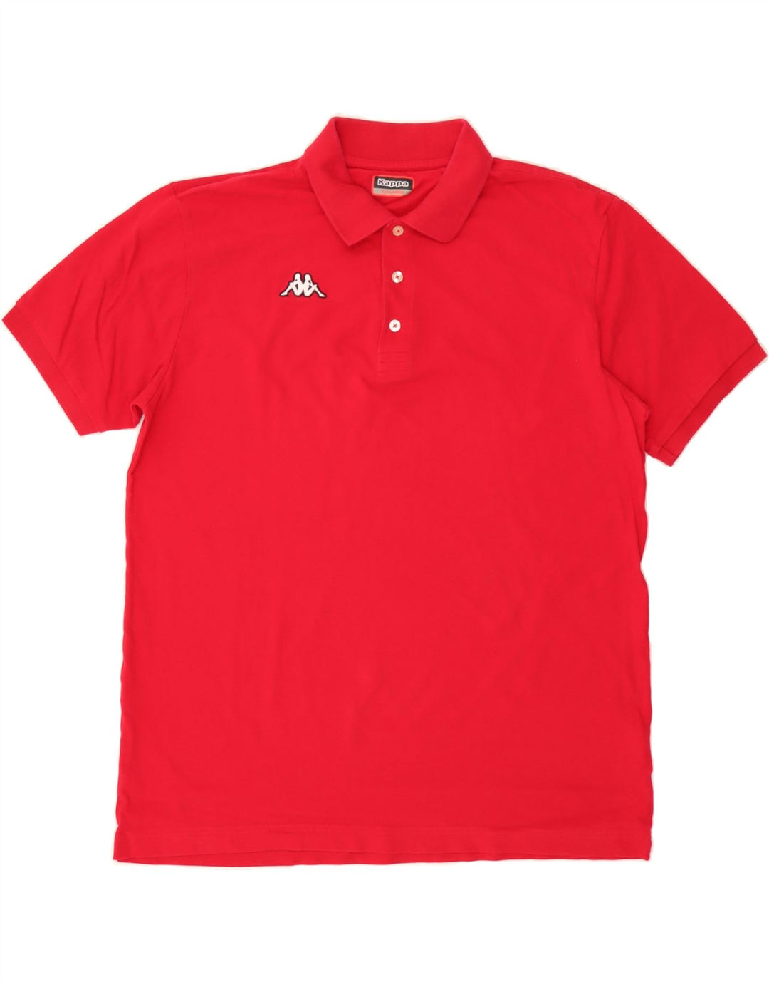 KAPPA Mens Polo Shirt 3XL Red Cotton Vintage Kappa and Second-Hand Kappa from Messina Hembry 