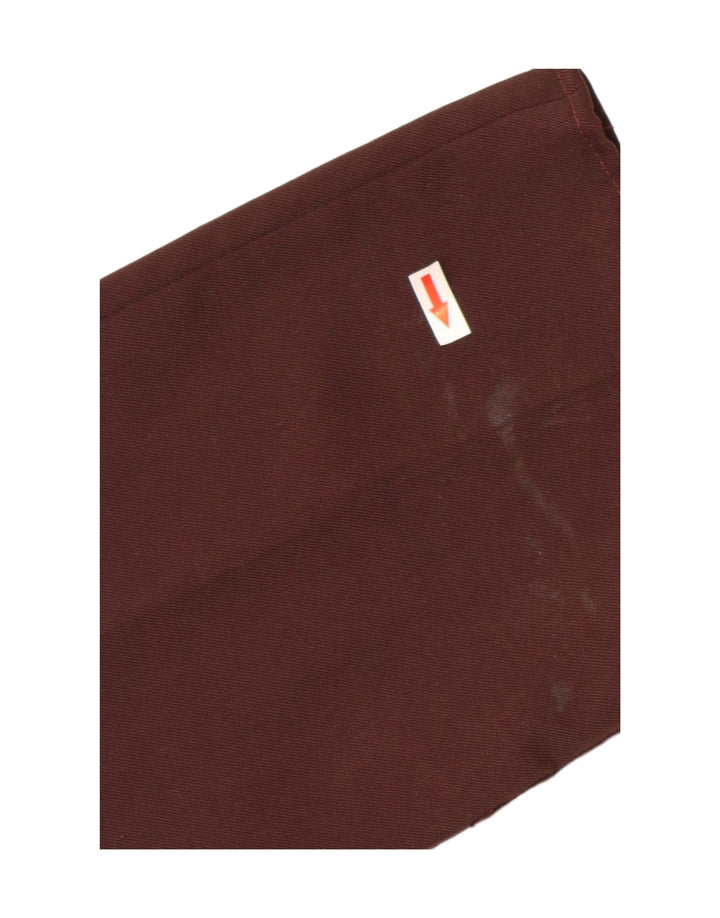 Proste spodnie chino Zara, małe, W26 L28, brązowe, poliestrowe