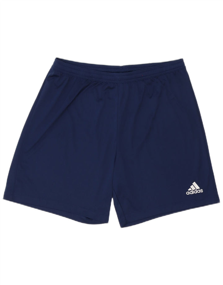 Męskie spodenki sportowe Adidas XL granatowe, poliestrowe