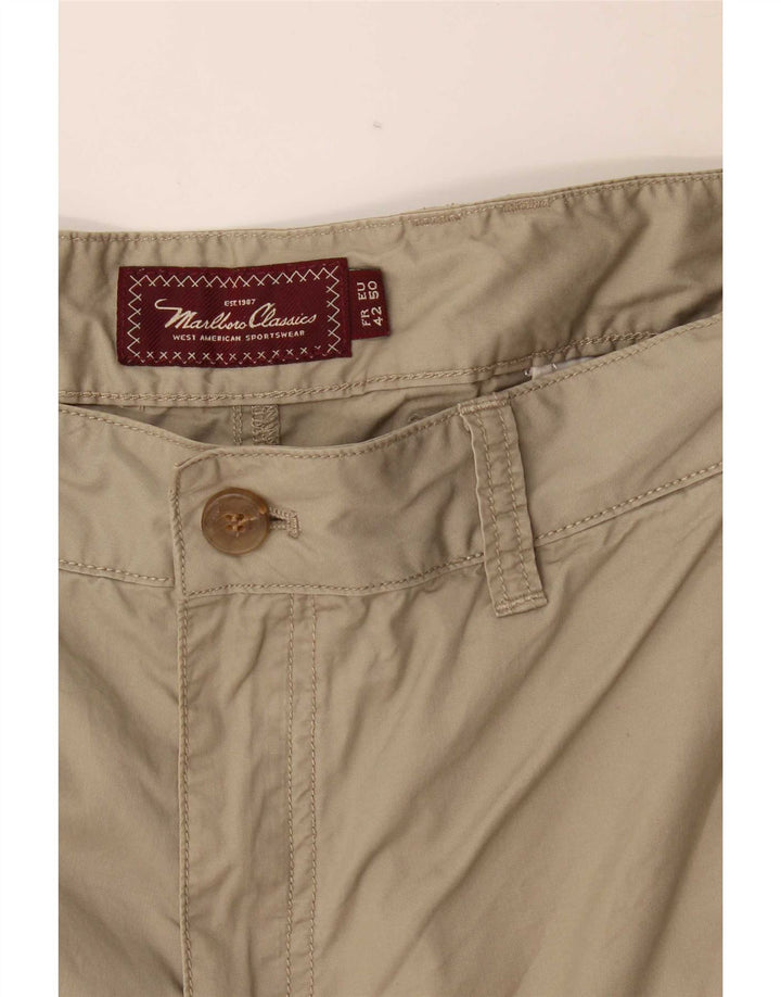 Męskie spodenki Chino Marlboro Classics EU 50 Large W36 Khaki
