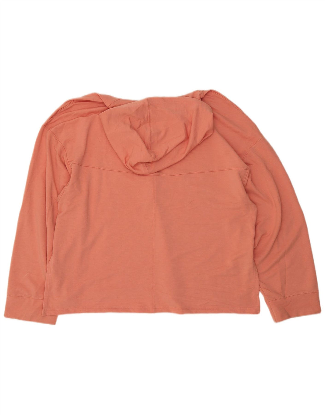 Damski sweter oversize z kapturem Nike Dri Fit UK 16, duży, pomarańczowy poliester