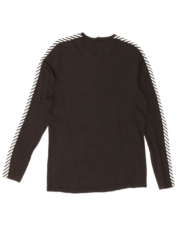 HELLY HANSEN Męski top z długim rękawem, średni czarny, polietylen w blokach kolorów